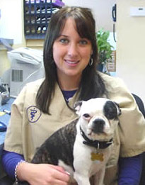 Receptionist Aimee